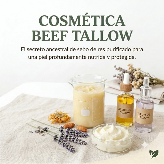 Cosmética natural con sebo de res: domina la tendencia viral para rostro y cuerpo.
