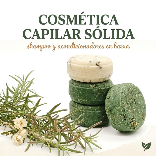 Cosmética capilar sólida: Champús y acondicionadores en barra