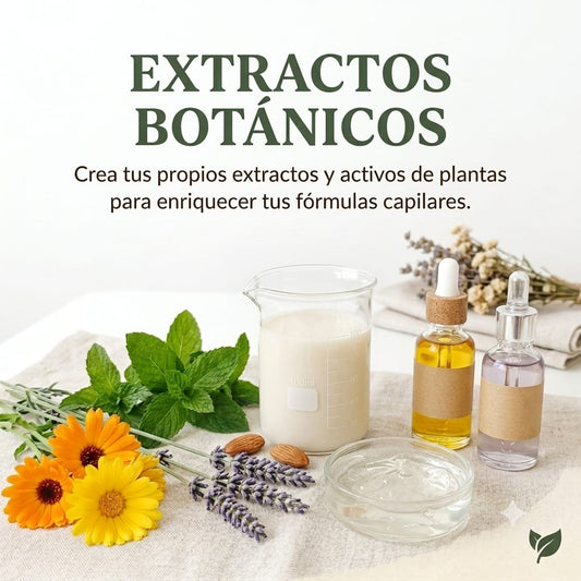 Extractos botánicos: Creá tus propios activos naturales
